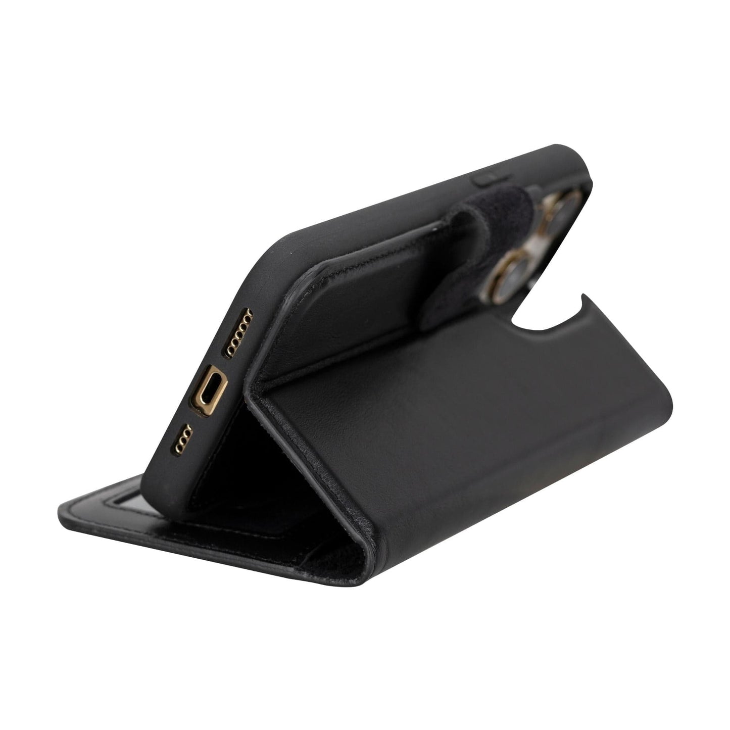 Magic I Phone 15 Pro Detachable Leather Wallet Case