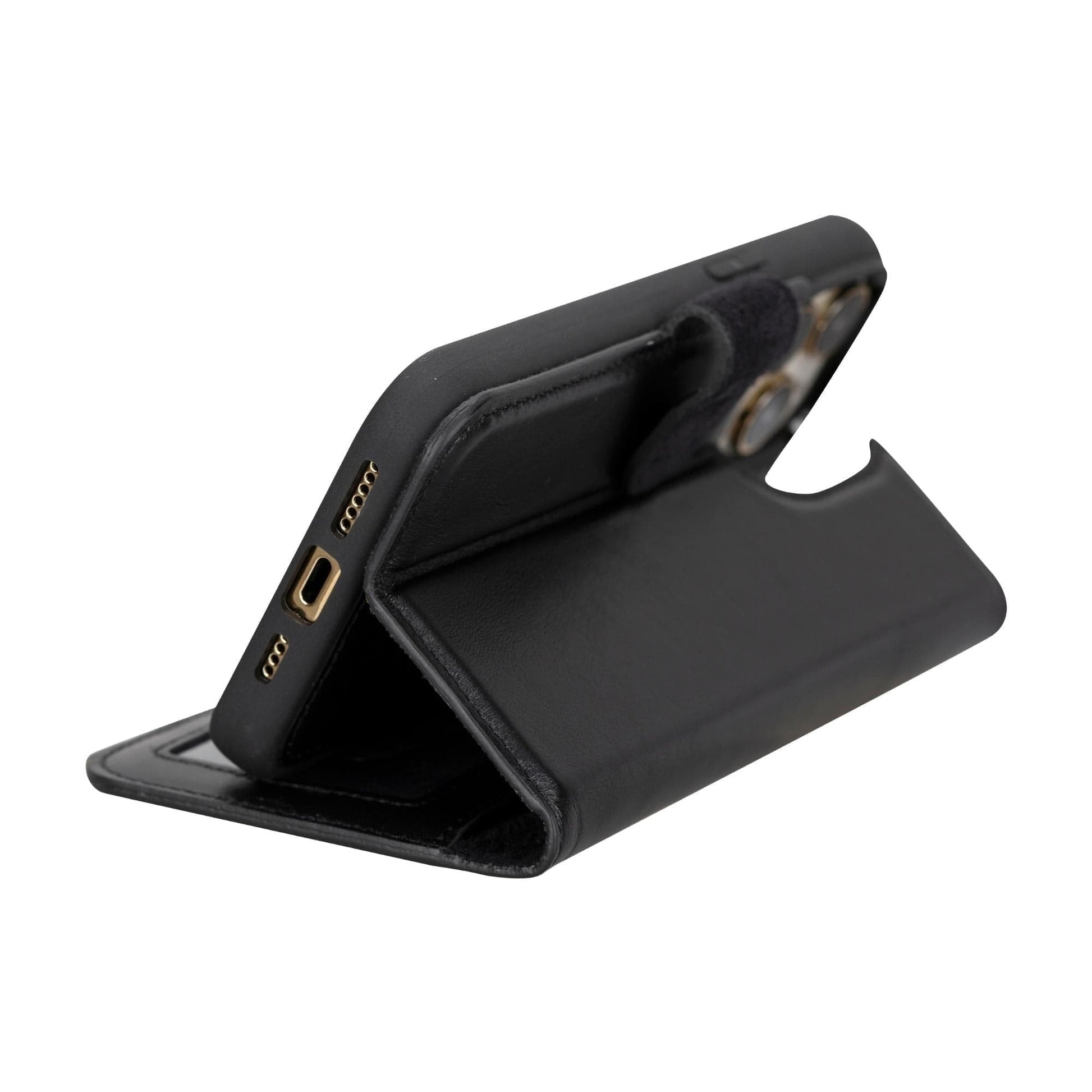 iPhone 15 Series Leather Wallet Case Tan / iPhone 15 Pro Max