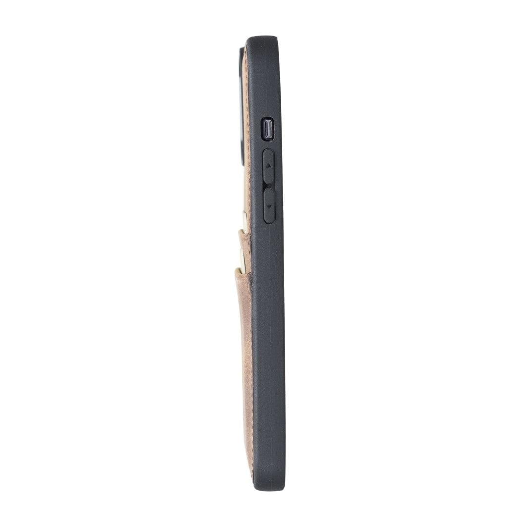 Flex Cover Leather iPhone 13 Pro Case with Card Holder
