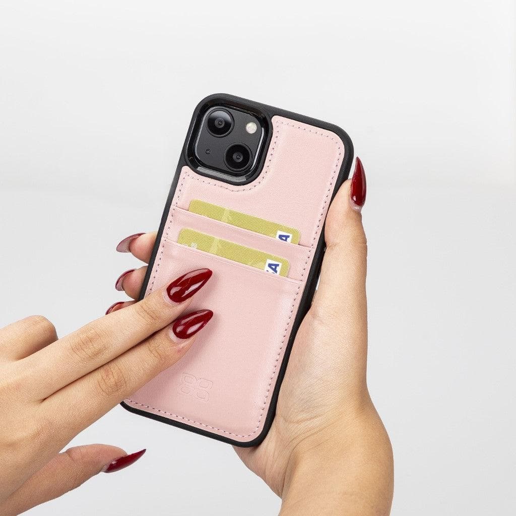 Flex Cover Leather iPhone 13 Mini Case with Card Holder
