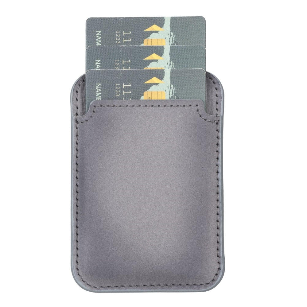 Maggy NE Magnetic Leather Card Holder RST9EF