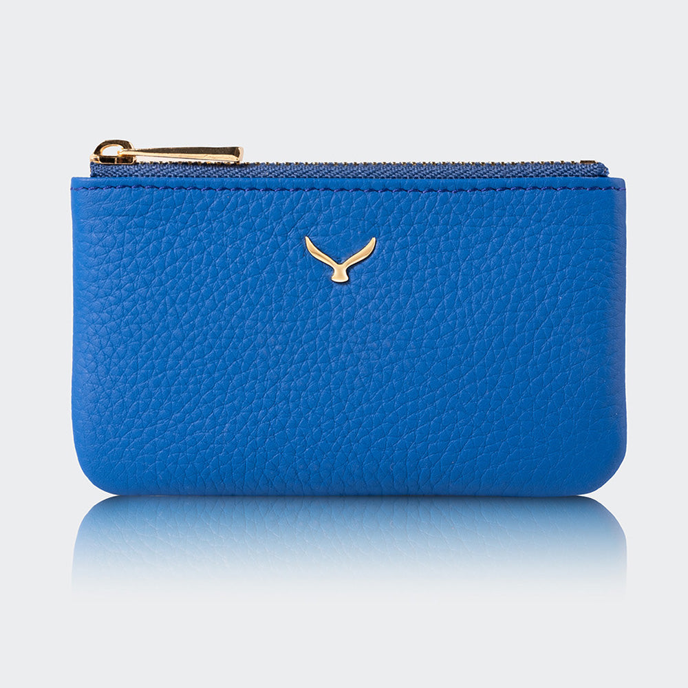 Unisex Leather Coin Purse With Zipper