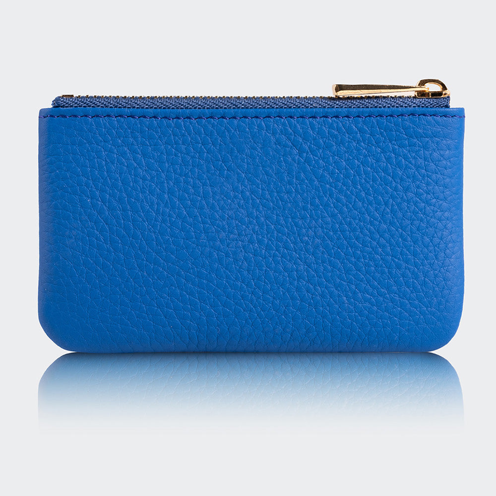 Unisex Leather Coin Purse With Zipper