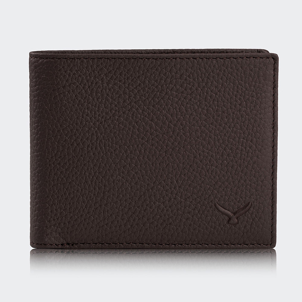 Men Leather Wallet With Two Compartments