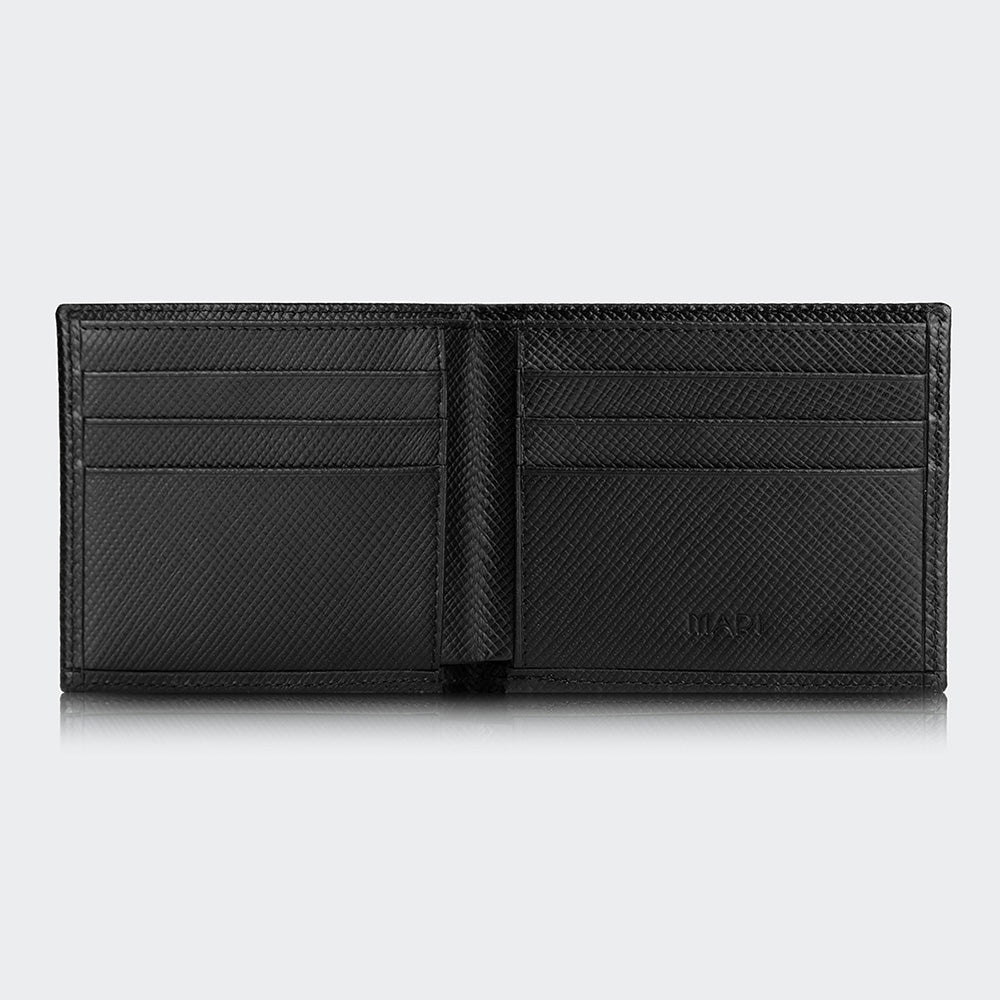 Men Leather Wallet With Two Compartments