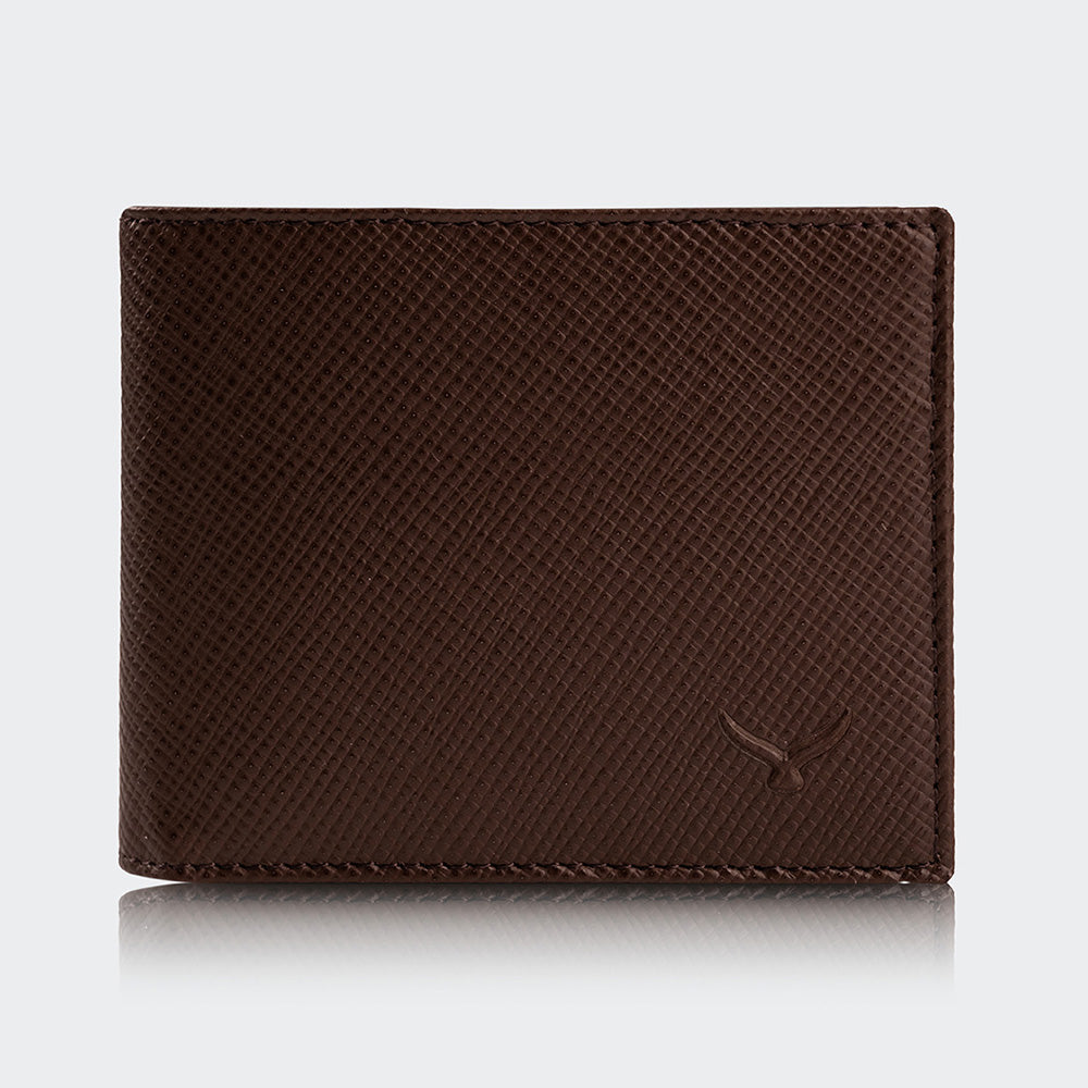 Men Leather Wallet With Two Compartments