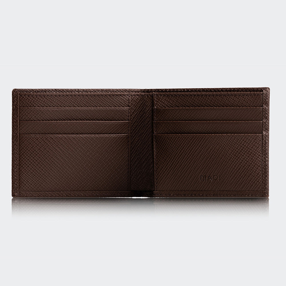 Men Leather Wallet With Two Compartments