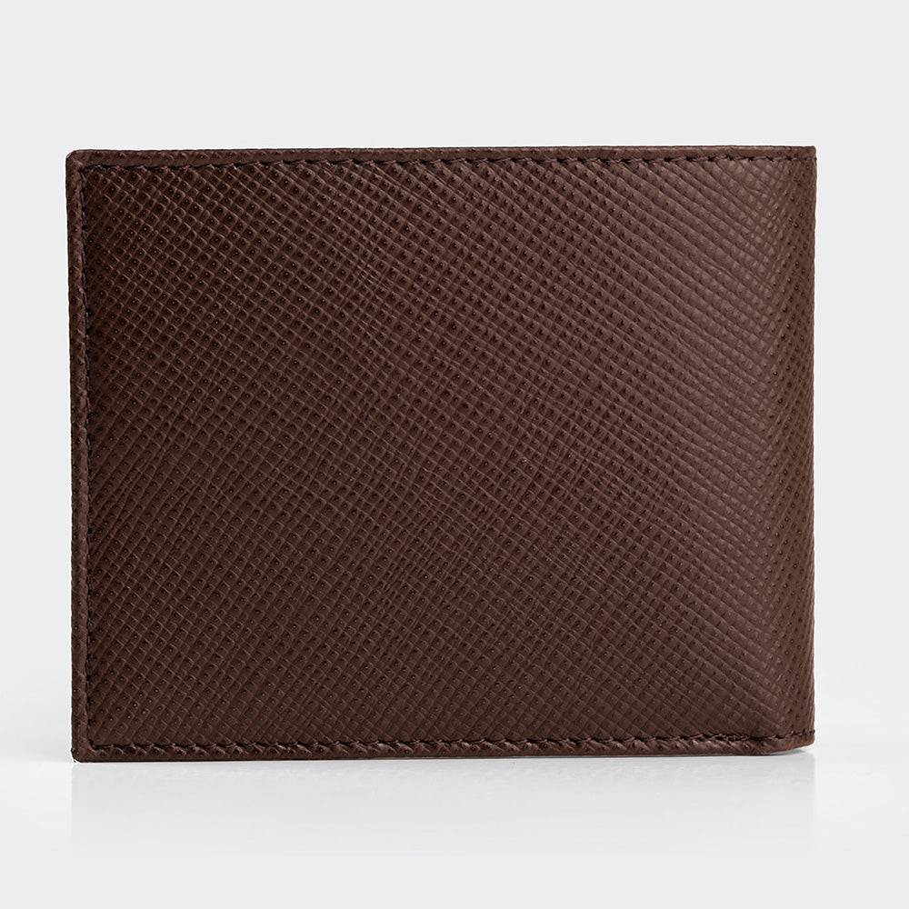 Men Leather Wallet With Two Compartments
