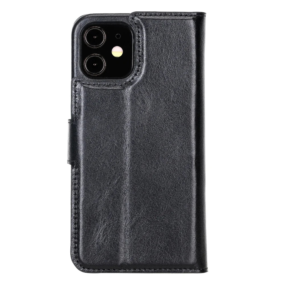Bouletta F360 Magnetic Detachable Leather Wallet Cases for Apple iPhone 12 Series iPhone 12 / Tan