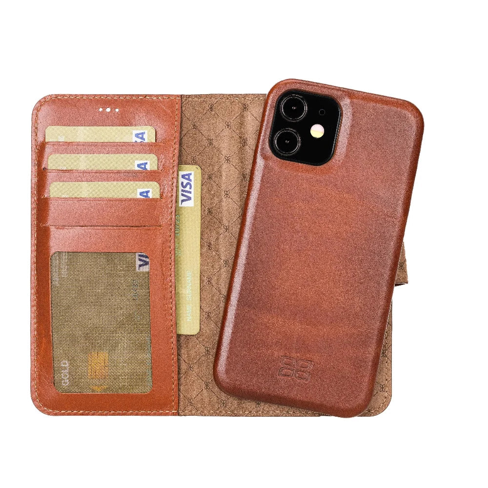 Bouletta F360 Magnetic Detachable Leather Wallet Cases for Apple iPhone 12 Series