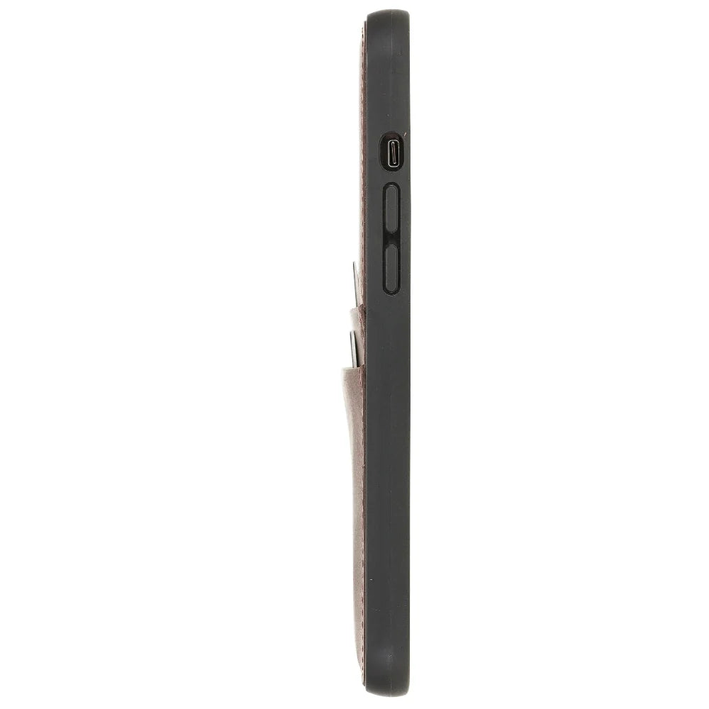 Bouletta Flexible Leather Back Cover with Card Holder for iPhone 12 Series