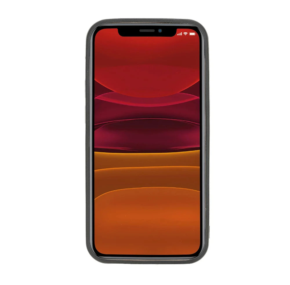 Bouletta Flexible Leather Back Cover with Card Holder for iPhone 12 Series
