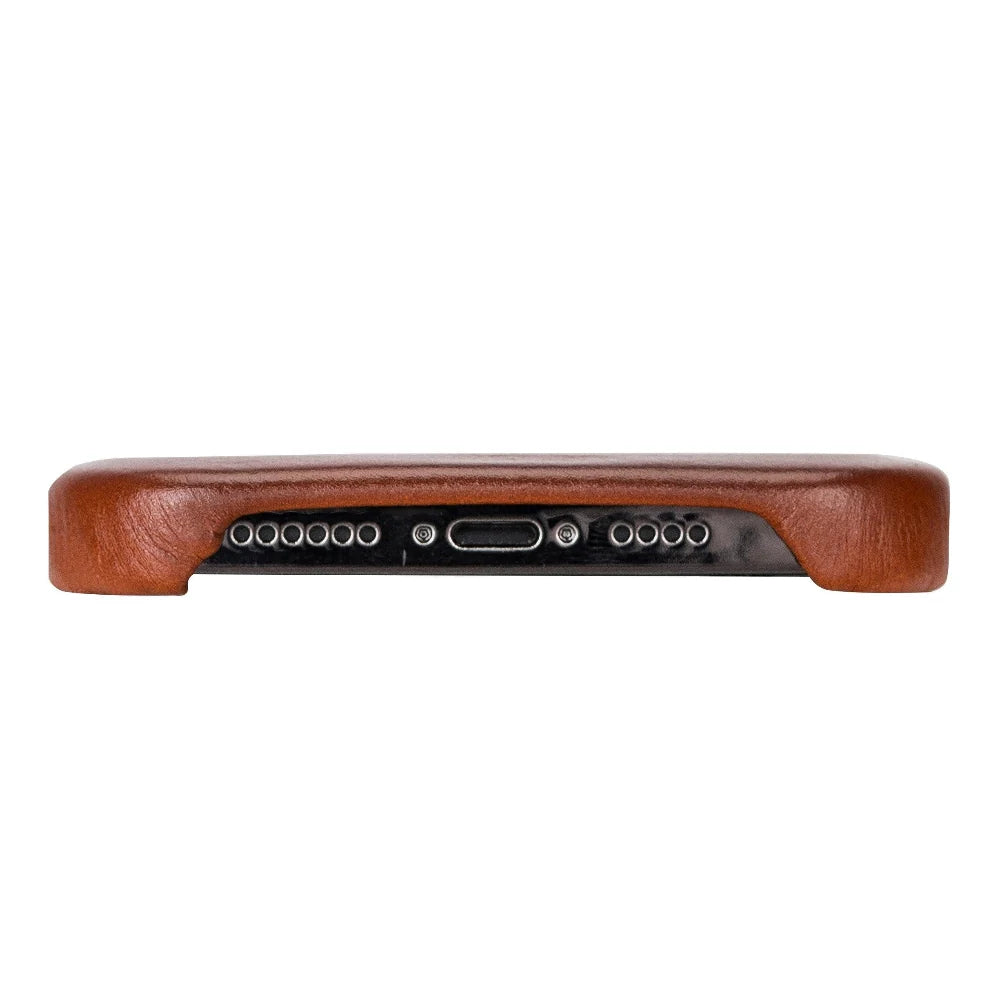 Bouletta Fully Leather Back Cover for Apple iPhone 12 Series iPhone 12 Pro Max / Black