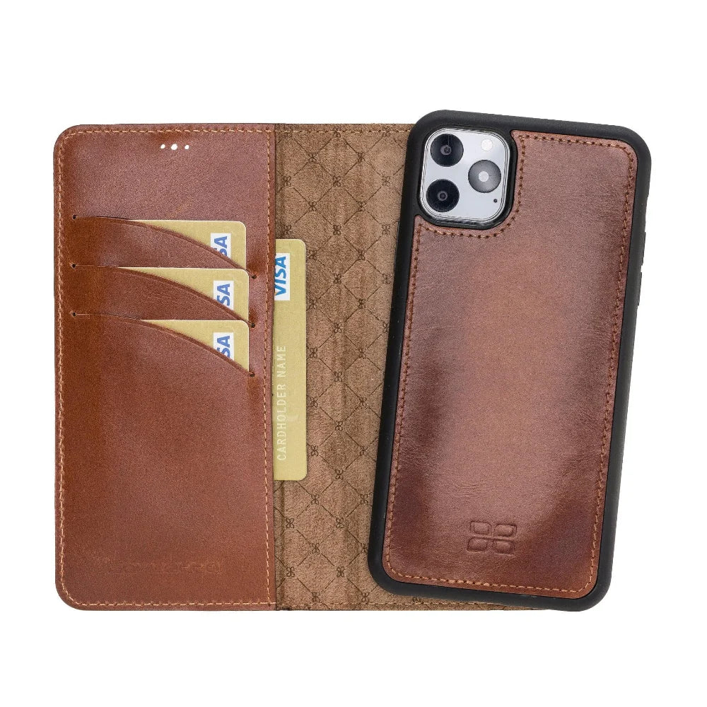 Bouletta Magnetic Detachable Leather Phone Case for Apple iPhone 11 Series iPhone 11 Pro Max / Blue
