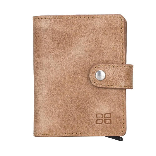 Bouletta Palermo Zip Mechanical Leather Card Holder TN10