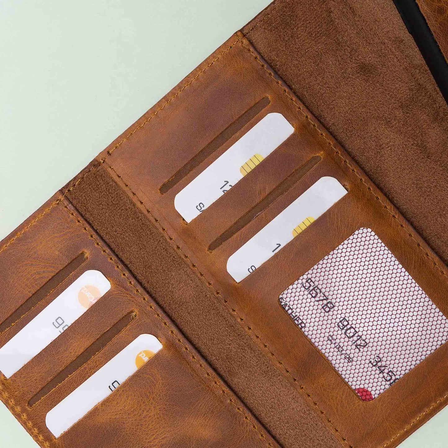 Santa I Phone 11 Pro Leather Detachable Wallet Case