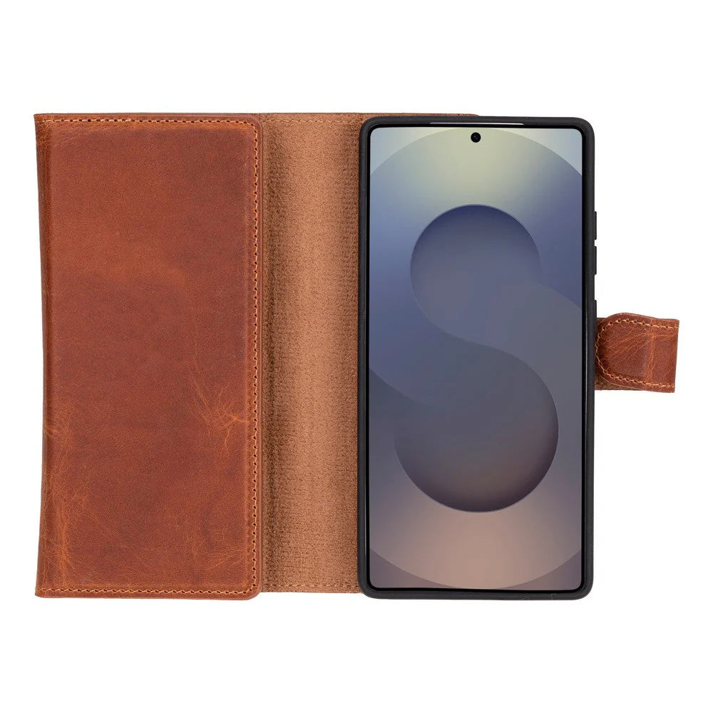 Santa Samsung Galaxy S25 Ultra Leather Detachable Wallet Case