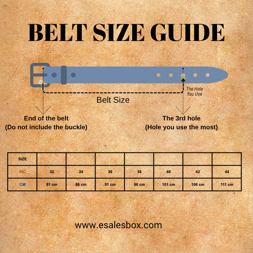 Sport Man Leather Men's Belt